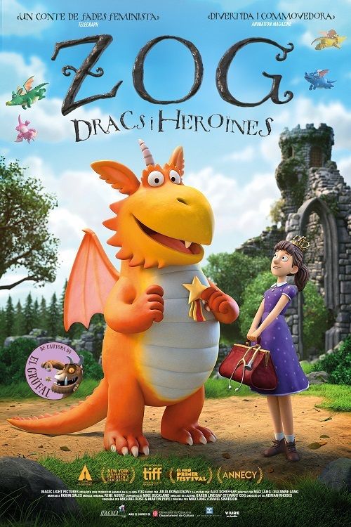 Zog, dragones y heroínas, cartel