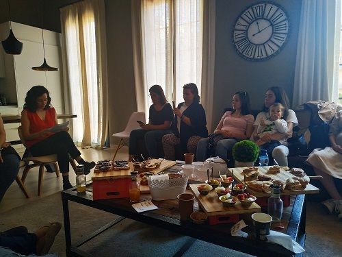 Blogueras durante el evento Airbnb