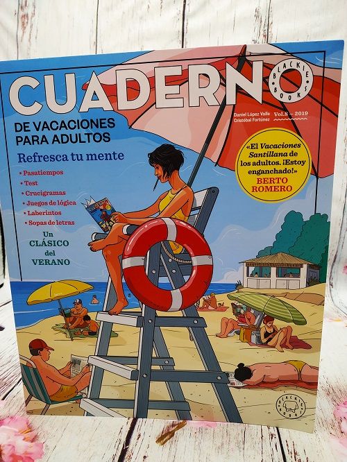 Portada del Cuaderno de vacaciones para adultos Blackie Books