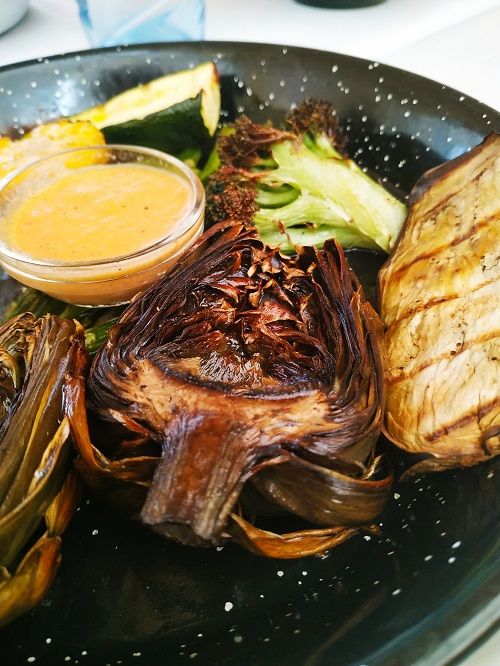 Cazuelita con verduras a la brasa