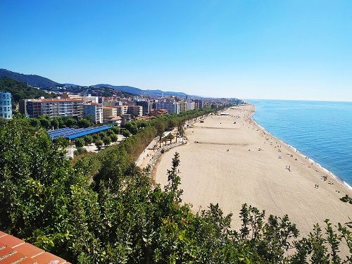 Vistas desde el faro de Calella. BCNTB