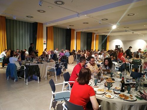 Mesas de la gala Premios con B