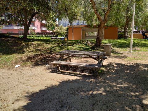 Mesa de pícnic, Parc Francesc Macià, Malgrat