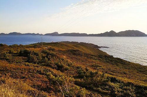 Vistas desde Cabo Home, Pontevedra, Galicia