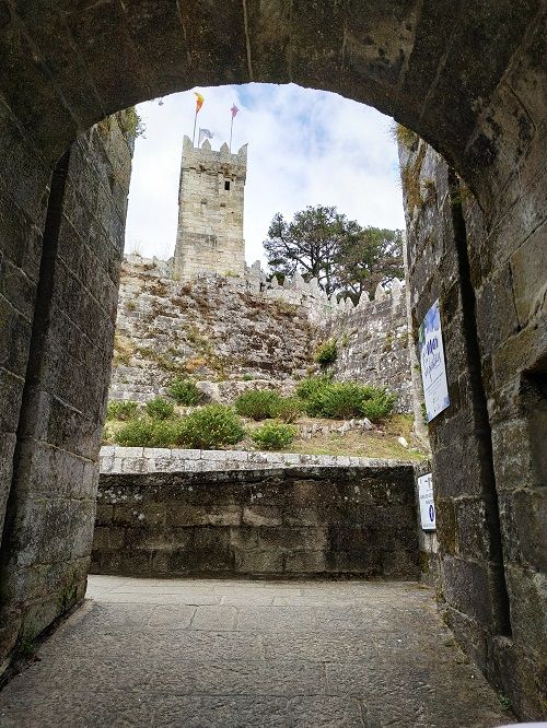 Detalle de la fortaleza de Baiona