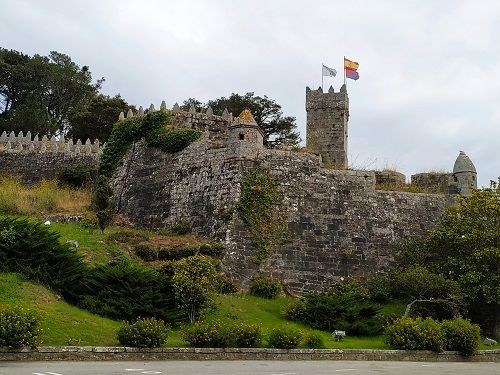 Detalle de la fortaleza de Baiona