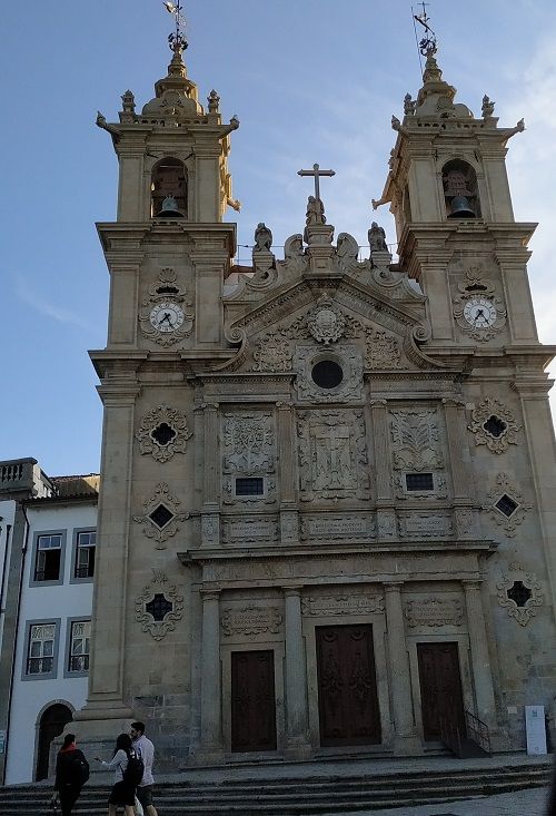 Fachada de la Iglesia de la Santa Cruz, Braga