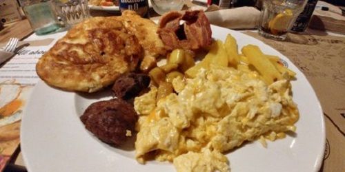 Plato combinado, la Desayuneria, Barcelona