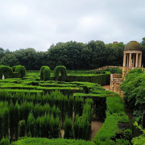 Detalle del Laberint d'Horta