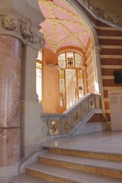 Vestibulo del hospital de Sant Pau