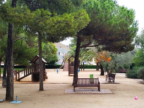 Zona infantil, laberint d'Horta