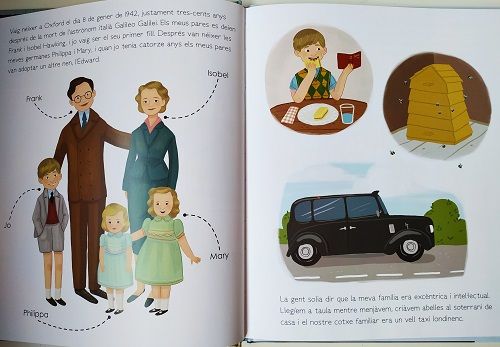 álbum ilustrado Stephen Hawkings