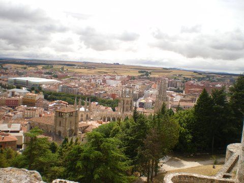 Vistas, castillo de Burgos