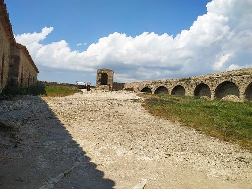 Patio de armas, castillo de Morella