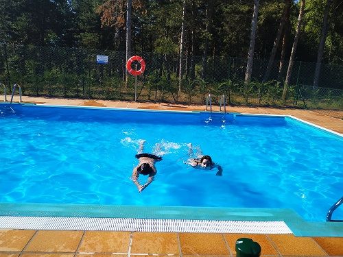 Piscina, Puerta demanda. Burgos