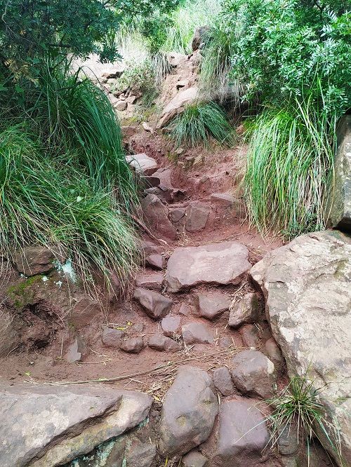 Camino de ruta hacia el castillo de Eramprunyà