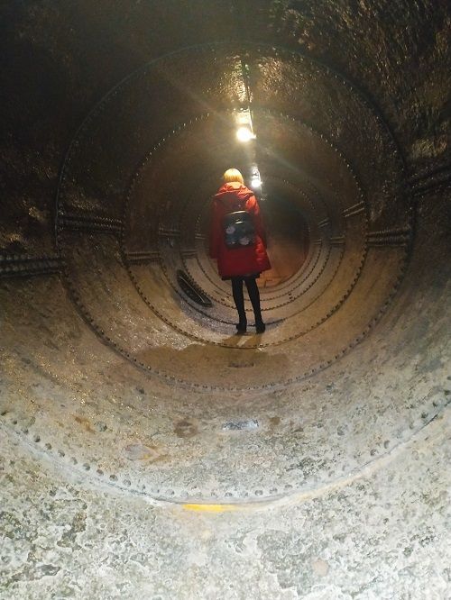 Tuberías de canalización de la turbina, colonia Sedó