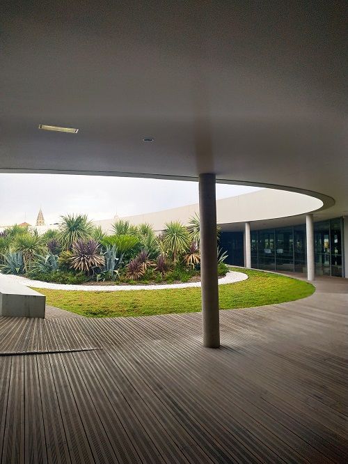 Jardín sostenible Musee de la romanite