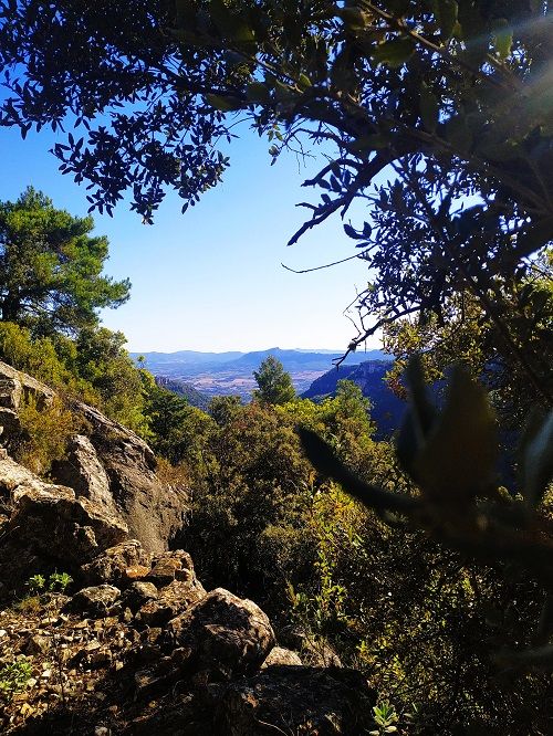Vistas, montañas de Prades