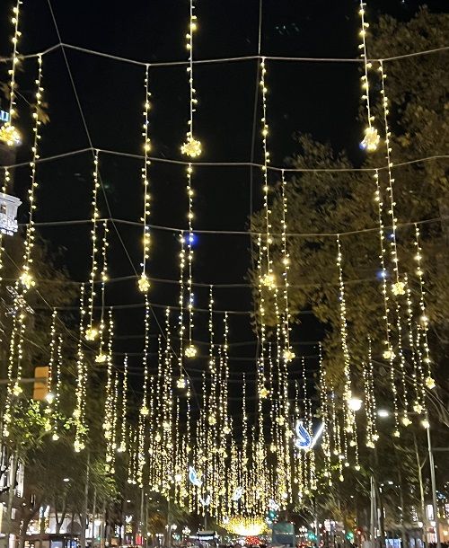Paseig Gracia iluminación Navidad