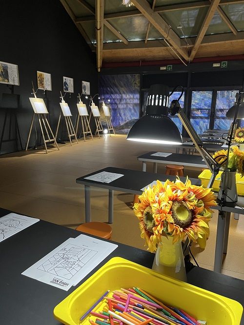 Espacio para niños, el mundo de van Gogh, Barcelona