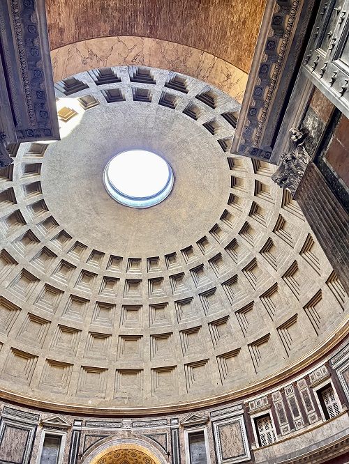 Cúpula y óculo, Panteón de Agripa