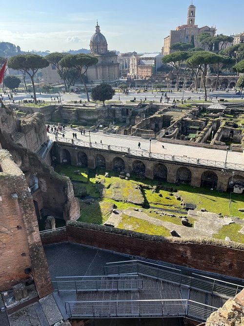 Vista Panorámica Roma Circo de trajano