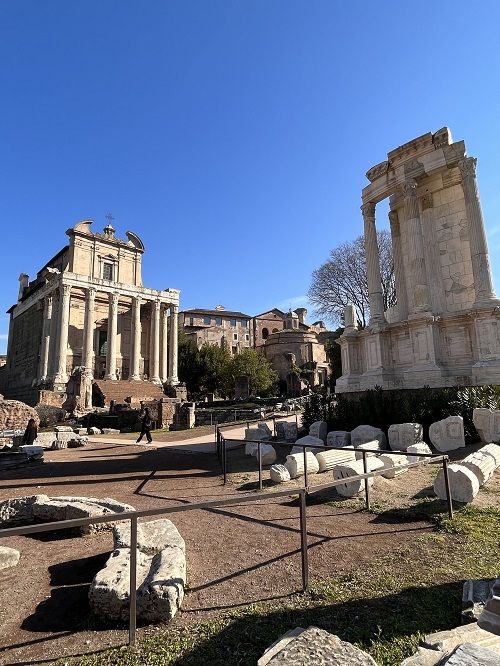 Foro Romano. Roma COVID