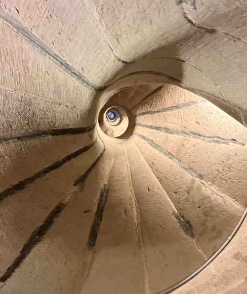 Escalera de caracol, san Bartomeu, Bellpuig