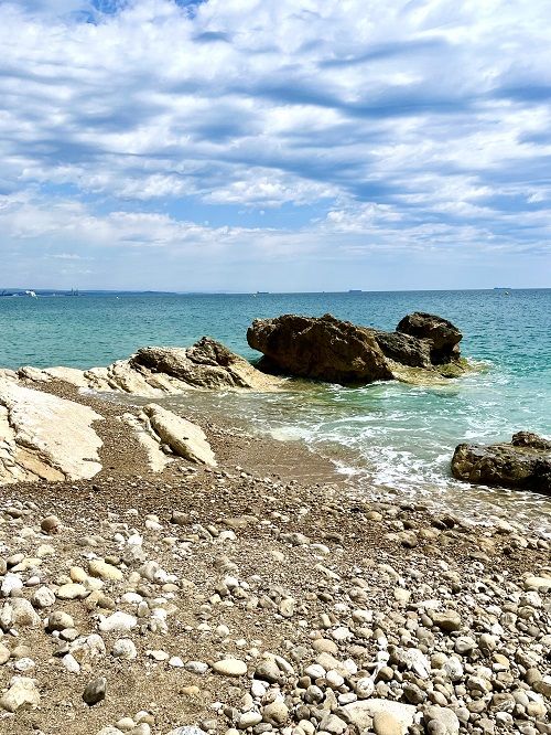 Ruta miradores en salou, playa