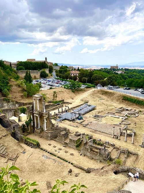 Teatro romano Volterra. Toscana