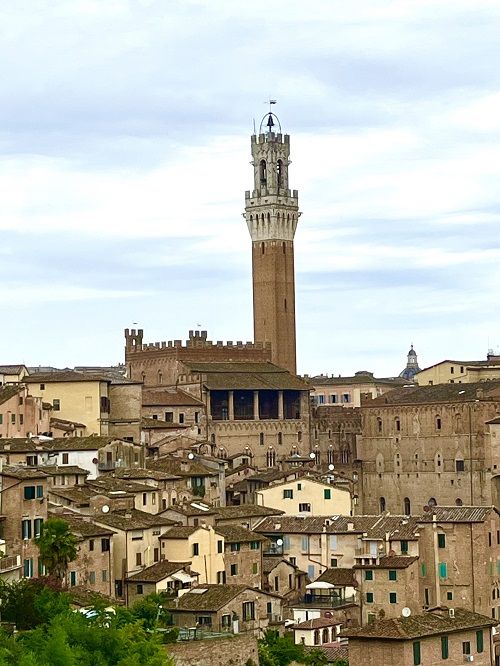 Mirador, vistas de Siena, Toscana, Italia