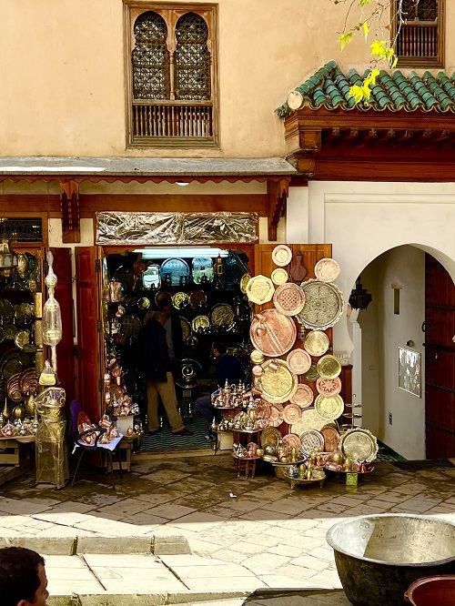 Barrio caldereros en Fez