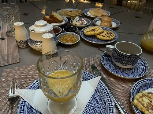 Desayuno marroquí Riad Alya
