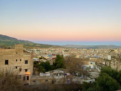 Puesta de sol en Fez