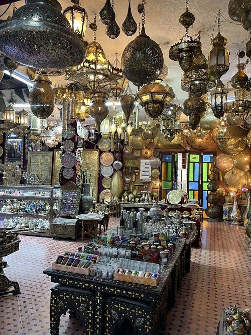 Tienda marroquí en Fez