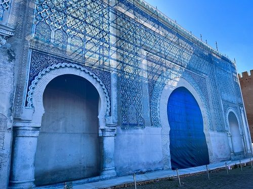 Puerta bab Mansour Meknes Marruecos