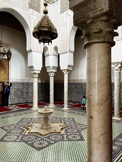 Patio Mausoleo Moulay Ismail Meqyunez