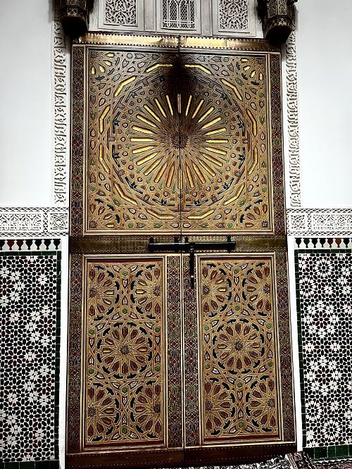 Puerta Mausoleo Moulay Ismail Mequinez