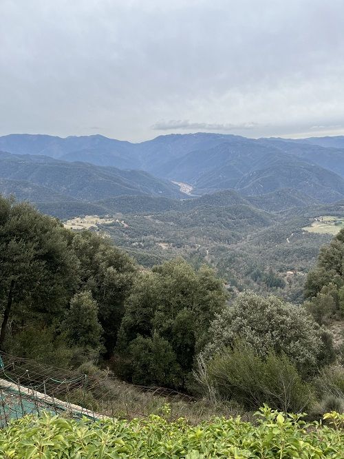 Vistas desde el pueblo de Tavertet