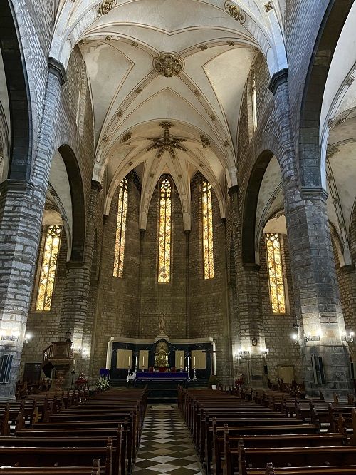 Interior de la iglesia de Santa Maria en Sagunto
