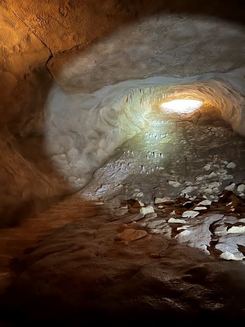 Entrada a la cueva de Lascaux. Francia