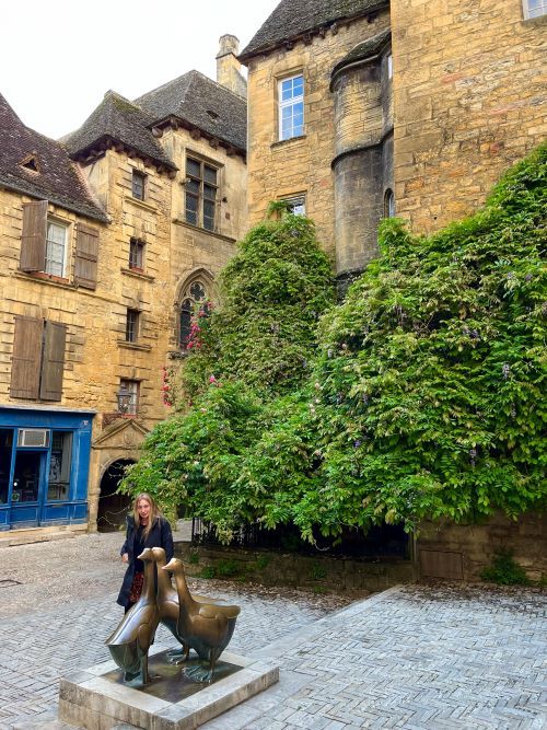 Plaza de las ocas en sarlat