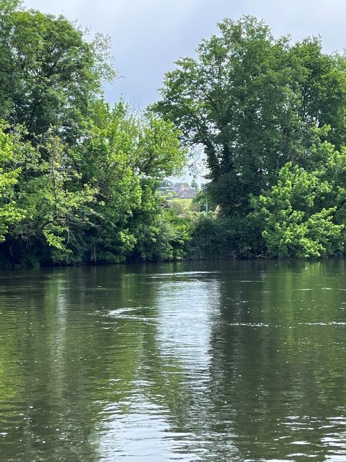El rio Dordoña y su paisaje natural