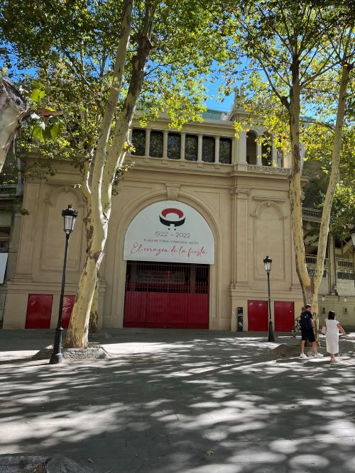 Plaza de toros de Pamplona, Navarra, encierro