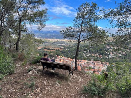 Mirador Alt en Castellví de Rosanes. Senderismo en el Baix llobregat
