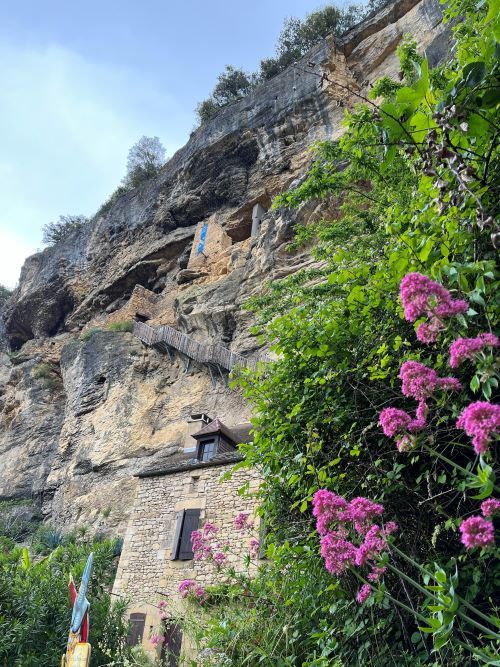 Fuerte troglodita la Roque Gageac