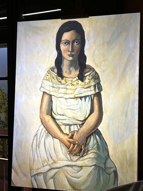 Ana Maria, hermana de dalí.Pintura