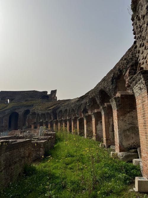 Arena y cavea anfiteatro campano