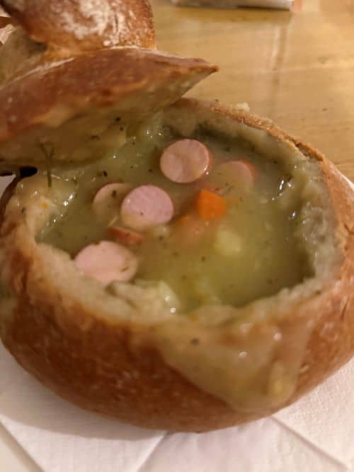 Sopa de patata alemana